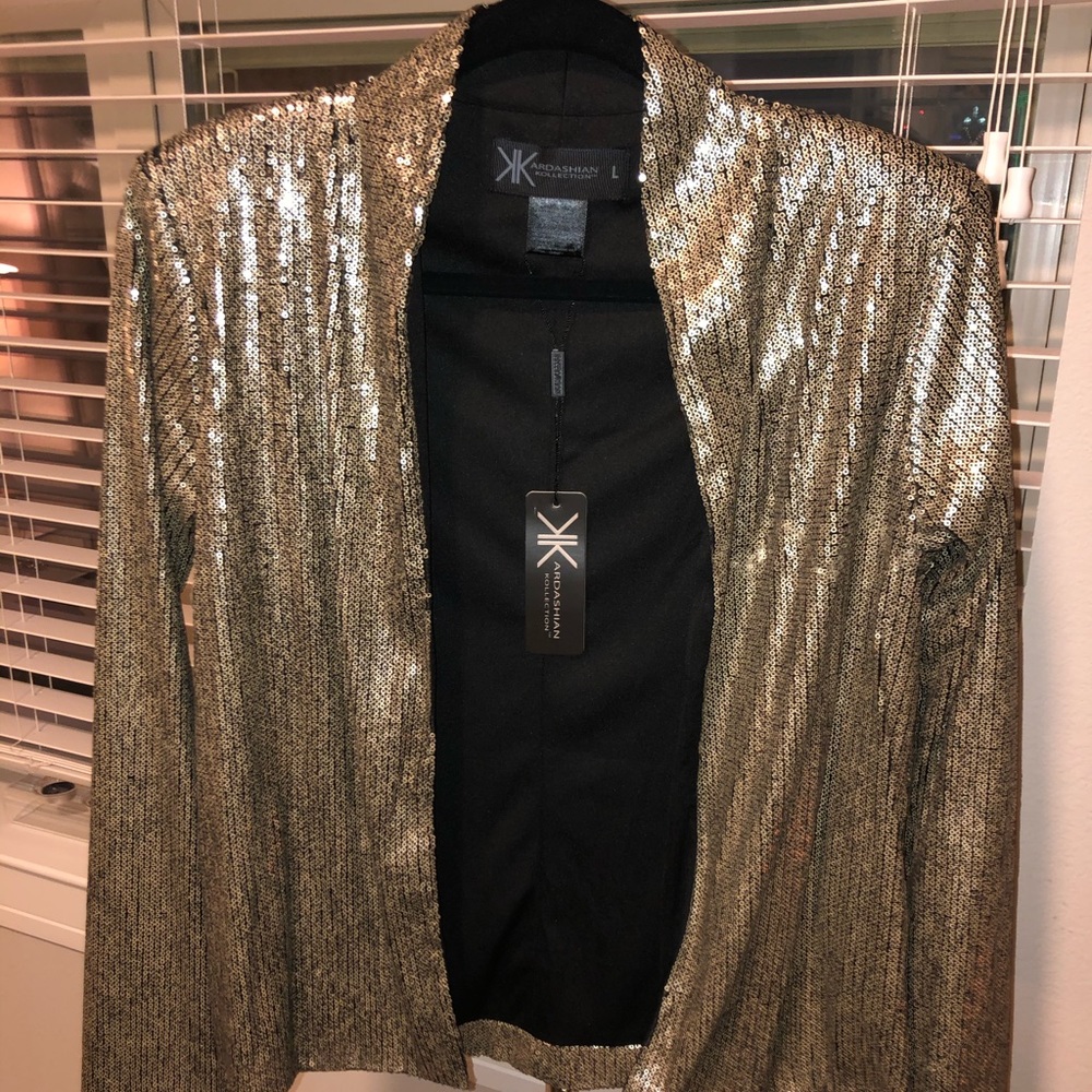 Gold Sequins Cape/Jacket